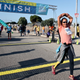Doria Ragland crosses the finish line at the 21st Annual Alive And Running 5k For Suicide Prevention on September 29, 2019 in Los Angeles, California.